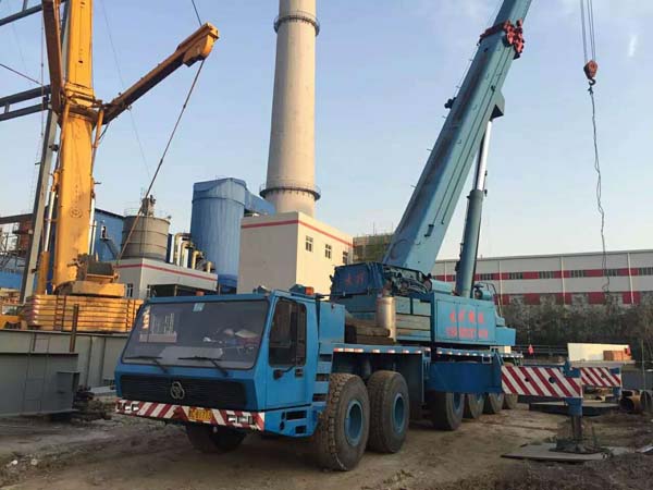 東億熱電改造設(shè)備搬運吊裝安裝工程